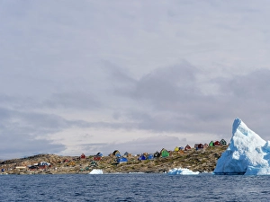 Tundra Prints: Village Saattut in the Uummannaq Fjord