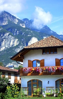 The village of Sardagna in Northern Italy