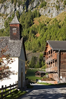 Images Dated 4th October 2009: The village Streden in valley Virgental, Tyrol, in early morning Europe, central europe