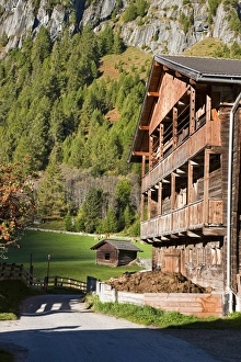 Images Dated 4th October 2009: The village Streden in valley Virgental, Tyrol, in early morning Europe, central europe