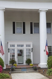 Base Prints: Virginia, Norfolk. Norfolk Naval Station. Historic officer homes, Georgia House