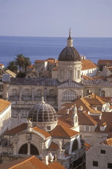 Roof Top Prints: Two of the most visited churches in Old Town Dubrovnik. Saint Blaises church