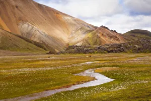 Surreal Prints: Volcanic landscape at Landmannalaugar National Park, Iceland