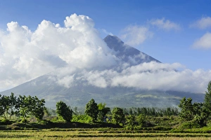Luzon Prints: Volcano Mount Mayon, Legazpi, Southern Luzon, Philippines