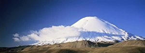 Crater Prints: Vulcano Parinacota (6342m), Chile, are part of the Lauca National Park in the Altiplano
