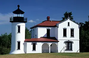 North West Prints: WA, Fort Casey State Park; Admiralty Head Lighthouse, established 1861, built 1903