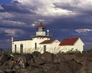 Hansville Prints: WA, Hansville, Point No Point Lighthouse, established 1879