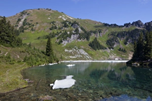 Images Dated 31st August 2012: WA, Henry M. Jackson Wilderness, Blue Lake and Johnson Mountain