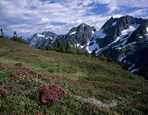 Images Dated 1st May 2007: WA, North Cascades National Park, view from Sahale Arm above Cascade Pass