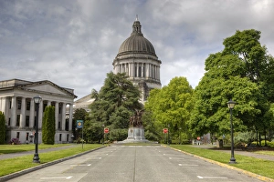 Images Dated 4th July 2011: WA, Olympia, Washington State Capitol, Legislative Building