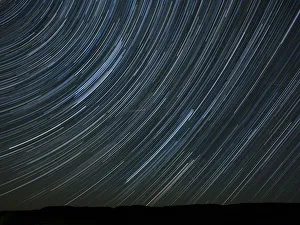 Public Lands Prints: WA. Palouse Falls State Park, Star trails and Perseid Meteor Showers