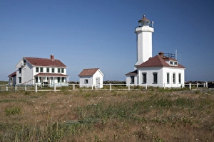 Images Dated 2nd July 2009: WA, Port Townsend, Point Wilson lighthouse, built 1913, at entrance to Admiralty Inlet