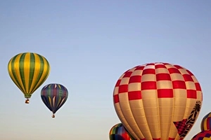 Images Dated 24th September 2011: WA, Prosser, The Great Prosser Balloon Rally, Launching hot air balloons