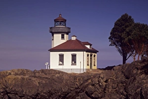 WA, San Juan Island, Lime Kiln lighthouse