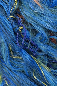 Fishermens Terminal Prints: WA, Seattle, Fishing nets at Fishermens Terminal