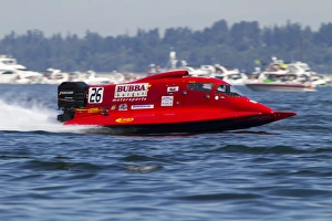 Images Dated 5th August 2012: WA, Seattle, Seafair, Formula One (F1) Outboard Racing Boats, Lake Washington