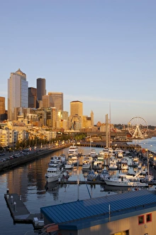 Images Dated 5th July 2012: WA, Seattle, The Seattle Great Wheel, at Pier 57 on the waterfront
