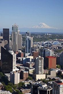 Images Dated 14th July 2010: WA, Seattle, view from Seattle Space Needle