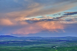 Images Dated 15th June 2011: WA, Whitman County; view of farmland from Steptoe Butte