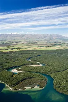 Images Dated 18th September 2006: Waiau River and Lake Manapouri, Fiordland National Park, South Island, New Zealand