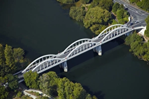 Waikato Prints: Waikato River and Fairfield Bridge (1937), Hamilton, Waikato, North Island, New Zealand