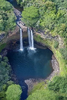 Kauai Prints: Wailua Falls, Kauai, Hawaii, USA