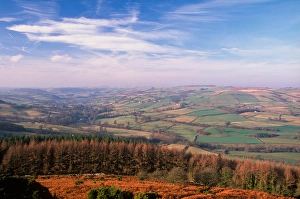 Images Dated 12th September 2005: Wales - Peaceful countryside landscape extend beyond the Brecon Beacons National Park