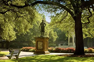 South Carolina Prints: Washington park, Meeting Street, Charleston, SC
