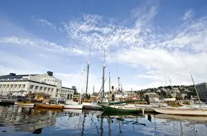 Washington, Seattle, Center for Wooden Boats on Lake Union