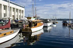Images Dated 30th June 2007: Washington, Seattle, Center for Wooden Boats on Lake Union