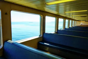 Danita Delimont New Images May 2025 Prints: Washington State ferry interior