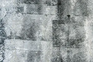 Washington State. Fort Casey Historical State Park, Painted Wall Abstract