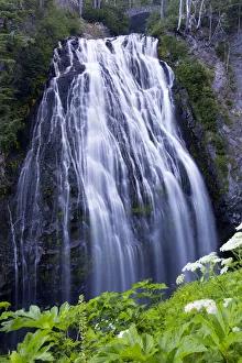 Images Dated 13th February 2019: Washington State, Mount Rainier National Park. Narada Falls