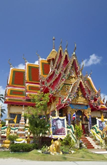 Images Dated 11th February 2012: Wat Plai Laem temple located on the island of Ko Samui, Thailand