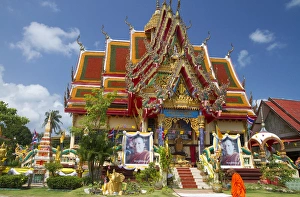 Paradise Prints: Wat Plai Laem temple located on the island of Ko Samui, Thailand