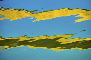 Water reflection, painterly effect