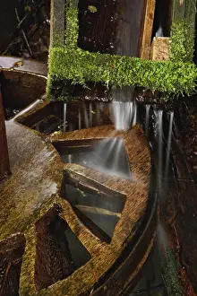 Water Wheel Prints: Water wheel at Tub Mill, Roaring Fork Motor Nature Trail