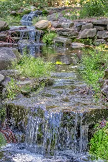Ledge Prints: Waterfall on a creek