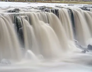 Images Dated 23rd June 2022: Waterfall Selfoss in the Vatnajokull National Park