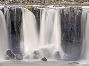 Torrential Prints: Waterfall Selfoss in the Vatnajokull National Park