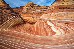 Sandstone Prints: The Wave, Coyote Buttes, Paria-Vermilion Cliffs Wilderness, Arizona, USA