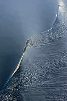 Wave pattern in South Atlantic Ocean, Antarctica