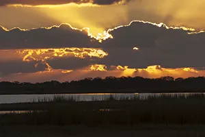 Welder Flats at sunrise, San Antonio Bay, Texas