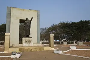 West Africa Prints: West Africa, Benin, Abomey. Monument of King Glele of Dahomey near the Royal Palace of Abomey