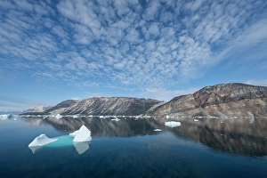 Mountainside Prints: West Greenland, Baffin Bay, Scenic Uummannaq Fjord