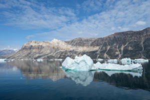 Mountainside Prints: West Greenland, Baffin Bay, Scenic Uummannaq Fjord