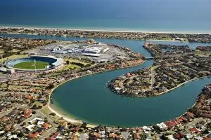 West Lakes, AAMI Stadium, and West Lakes Mall, Adelaide, South Australia, Australia