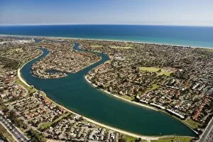 West Lakes, Adelaide, South Australia, Australia - aerial