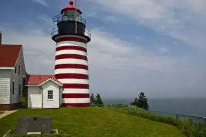 Down East Prints: West Quoddy Head Lighthouse State Park is the furthest east point in USA near Lubec