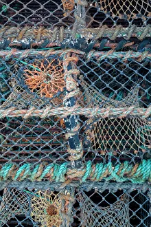 Rope Prints: Westport Ireland, lobsters pots are ready to go to sea